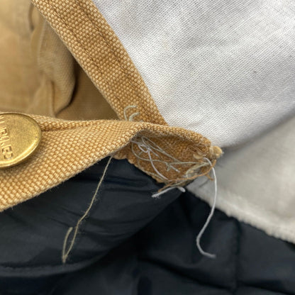 【現状渡し品】【メンズ】 CARHARTT カーハート USA製 星タグ DUCK DOUBLEKNEE QUILTING OVER ALL ダック ダブルニー キルティング オーバーオール 157-260729-kh-05-izu カラー：ベージュ 万代Net店