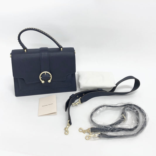 【中古品】【レディース】 SAMANTHA THAVASA サマンサタバサ 3WAY ショルダーバッグ ハンドバッグ 鞄 188-260810-rs-07-fur カラー：ネイビー 万代Net店