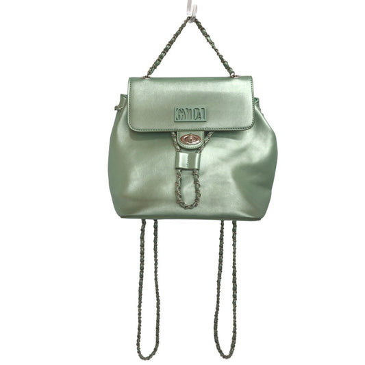 【中古品】【レディース】 MINI RUCKSACK FRAME METAL GY-B205 チェーンショルダーミニリュック バッグ 鞄 188-260227-rs-05-fur カラー：ミント 万代Net店