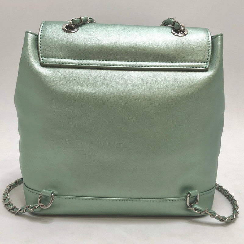 【中古品】【レディース】 MINI RUCKSACK FRAME METAL GY-B205 チェーンショルダーミニリュック バッグ 鞄 188-260227-rs-05-fur カラー：ミント 万代Net店