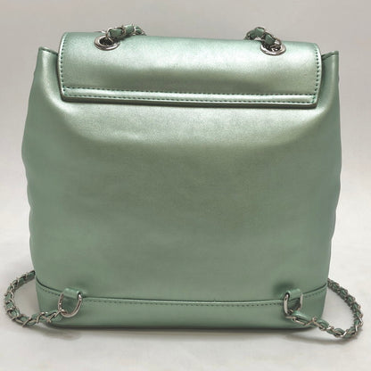 【中古品】【レディース】 MINI RUCKSACK FRAME METAL GY-B205 チェーンショルダーミニリュック バッグ 鞄 188-260227-rs-05-fur カラー：ミント 万代Net店