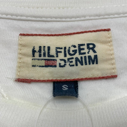 【中古品】【メンズ】 TOMMY HILFIGER トミーヒルフィガー S/S Tee 半袖 プリント Tシャツ 147-260326-ea-03-fur サイズ：S カラー：ホワイト 万代Net店