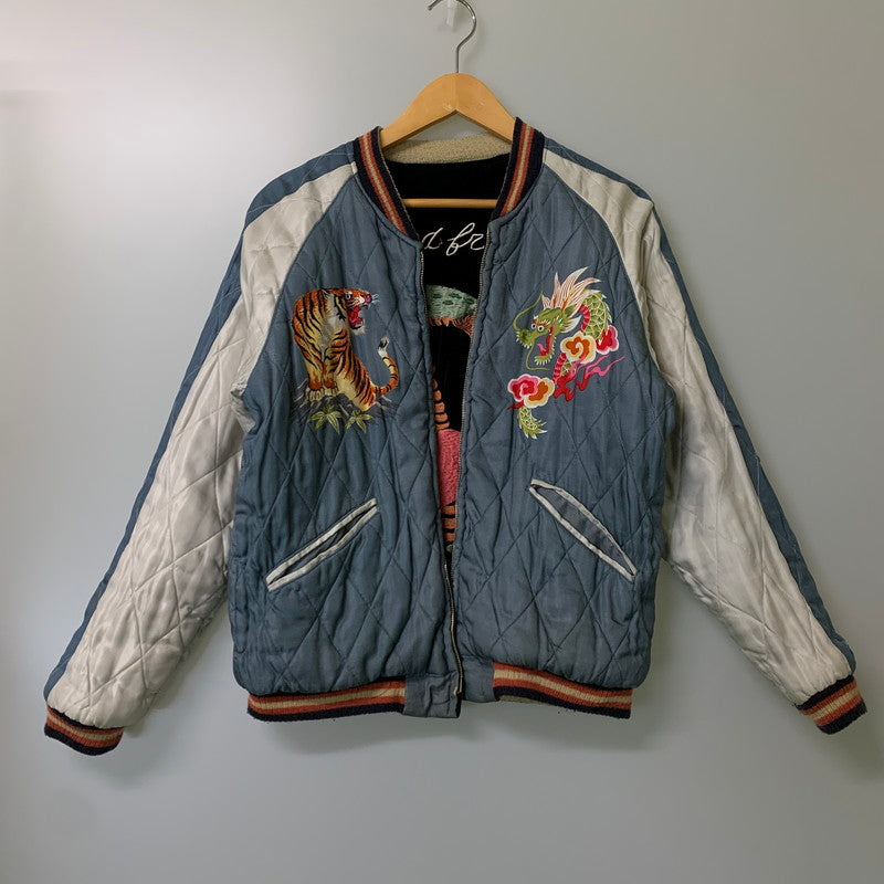 【現状渡し品】【メンズ】 KOSHO＆CO.コウショウ TT11201 2006年モデル COLLECTERS SELECTION LIMITED EDITIONREVERSIBLE SOUVENIR JACKET スカジャン 145-260919-YS-8-hon サイズ：小 カラー：ブラック 万代Net店