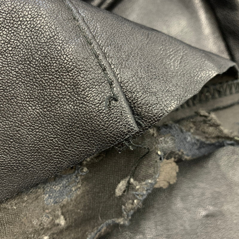 【現状渡し品】【メンズ】 MNML ミニマル FAKE LEATHER FLARE PANTS フェイク レザー フレア パンツ ボトムス 153-260831-kh-05-izu サイズ：32 カラー：ブラック 万代Net店