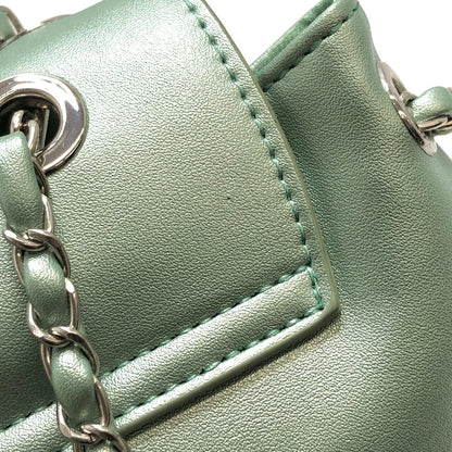 【中古品】【レディース】 MINI RUCKSACK FRAME METAL GY-B205 チェーンショルダーミニリュック バッグ 鞄 188-260227-rs-05-fur カラー：ミント 万代Net店