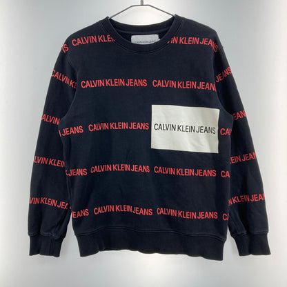 【中古品】【メンズ】 Calvin klein Jeans カルバンクラインジーンズ スウェット 147-260221-WA-01-iwa サイズ：S カラー：ブラック 万代Net店