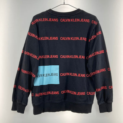【中古品】【メンズ】 Calvin klein Jeans カルバンクラインジーンズ スウェット 147-260221-WA-01-iwa サイズ：S カラー：ブラック 万代Net店