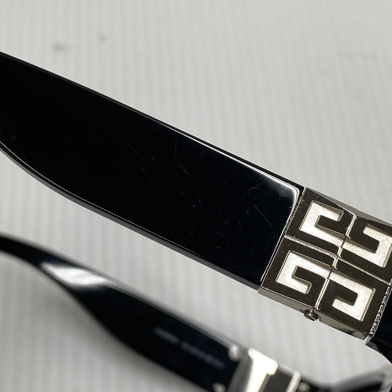 【中古品】【メンズ/レディース】 GIVENCHY ジバンシィ GV40006 SQUARE SUNGLASSES スクエア サングラス 182-260614-kh-08-izu サイズ：58□16-135 カラー：ブラック 万代Net店