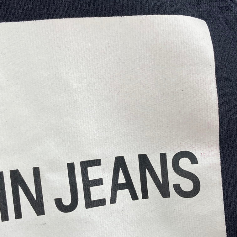 【中古品】【メンズ】 Calvin klein Jeans カルバンクラインジーンズ スウェット 147-260221-WA-01-iwa サイズ：S カラー：ブラック 万代Net店