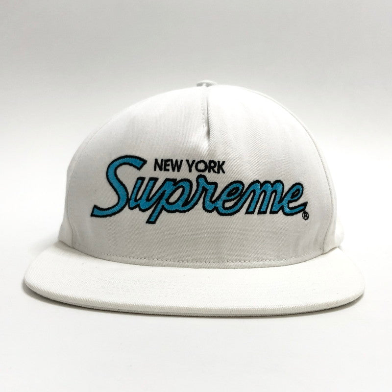【中古品】【メンズ/レディース】 Supreme シュプリーム Classic Team 5-Panel Cap キャップ 帽子 アクセサリー 185-260302-rs-02-fur サイズ：F カラー：ホワイト 万代Net店