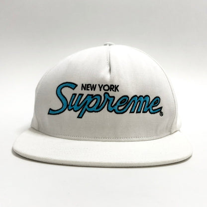 【中古品】【メンズ/レディース】 Supreme シュプリーム Classic Team 5-Panel Cap キャップ 帽子 アクセサリー 185-260302-rs-02-fur サイズ：F カラー：ホワイト 万代Net店