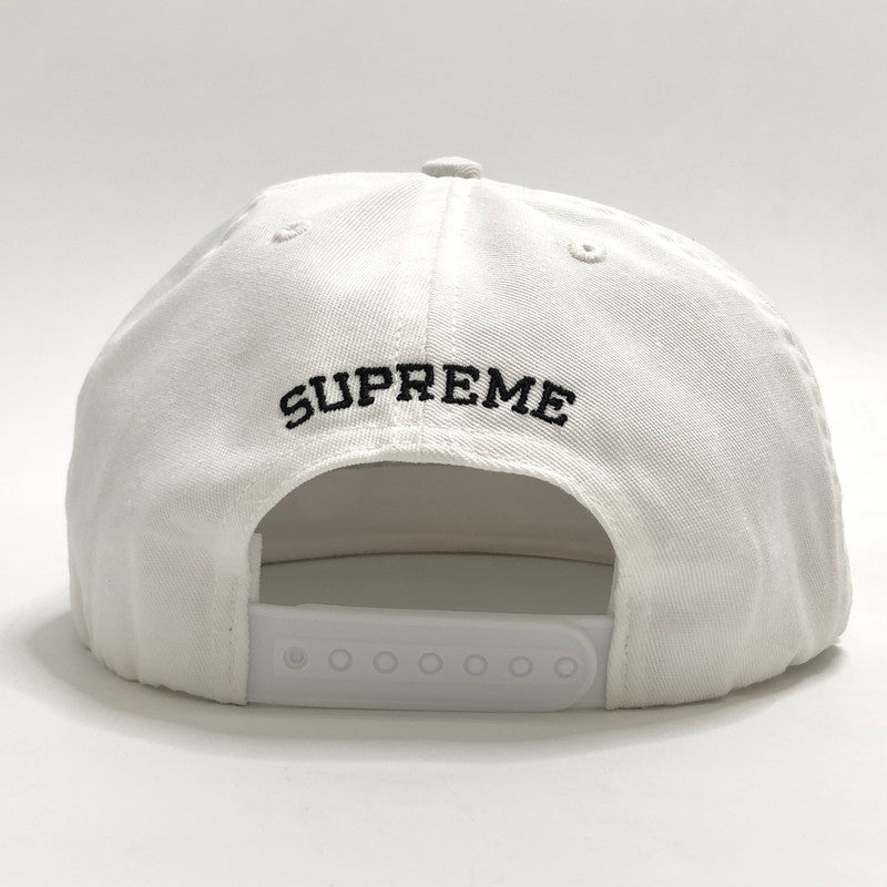 【中古品】【メンズ/レディース】 Supreme シュプリーム Classic Team 5-Panel Cap キャップ 帽子 アクセサリー 185-260302-rs-02-fur サイズ：F カラー：ホワイト 万代Net店