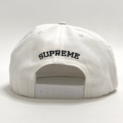【中古品】【メンズ/レディース】 Supreme シュプリーム Classic Team 5-Panel Cap キャップ 帽子 アクセサリー 185-260302-rs-02-fur サイズ：F カラー：ホワイト 万代Net店