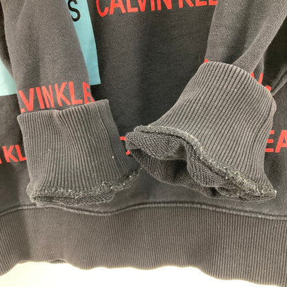 【中古品】【メンズ】 Calvin klein Jeans カルバンクラインジーンズ スウェット 147-260221-WA-01-iwa サイズ：S カラー：ブラック 万代Net店