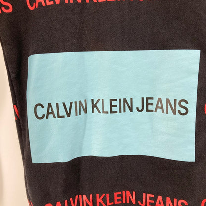 【中古品】【メンズ】 Calvin klein Jeans カルバンクラインジーンズ スウェット 147-260221-WA-01-iwa サイズ：S カラー：ブラック 万代Net店