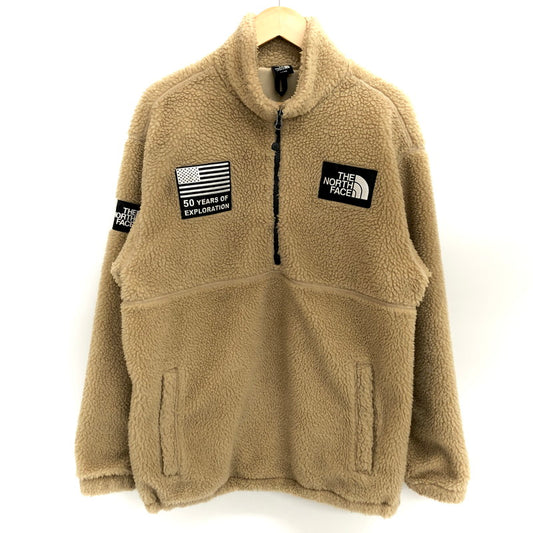 【現状渡し品】【メンズ/レディース】 THE NORTH FACE ザ・ノースフェイス SNOW CITY FLEECE ANORAK NN4FK53B スノー・シティフリース アノラック アウター 168-260525-rs-06-fur サイズ：L / 100 カラー：ベージュ 万代Net店