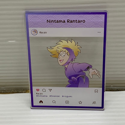 【中古品】 忍たま乱太郎 アクリルトレカプレート インスタ風 第二弾 不破雷蔵 052-260601-hu-01-min 万代Net店
