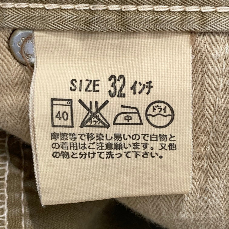 【中古品】【メンズ】 SOPHNET. ソフネット SOPHNET.×LEVI'S ダメージドチノパンツ 加工パンツ W33 153-260221-WA-02-iwa サイズ：32 カラー：ベージュ 万代Net店