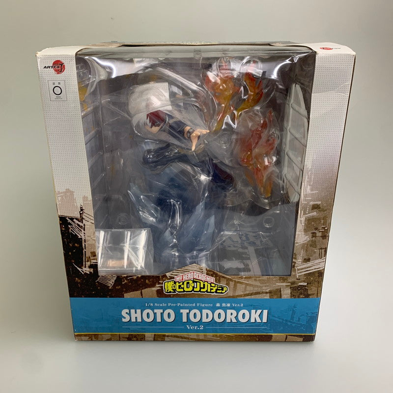 【現状渡し品】 僕のヒーローアカデミア ARTFXJ 轟焦凍 Ver.２ 1/8スケールフィギュア 051-251210-zi-02-min 万代Net店