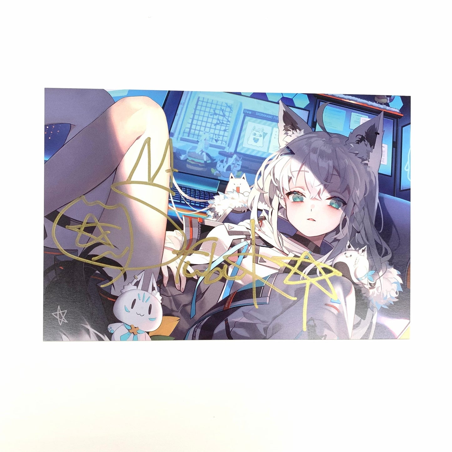 【中古美品】 一部開封有 hololive (ホロライブ) 白上フブキ 活動4周年記念 フルセット 数量限定ver. おもちゃ 054-251012-ko-01-fur 万代Net店