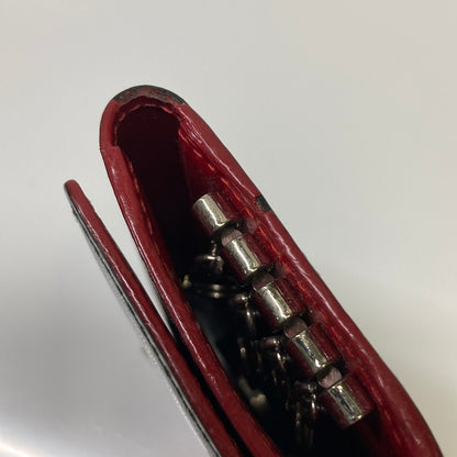 【中古品】【メンズ/レディース】 Vivienne Westwood ヴィヴィアンウエストウッド 3518D752 4連キーケース レザー (ICH) 200-260906-AS-2-hon カラー：ブラック/レッド 万代Net店
