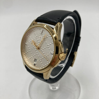 【中古品】GUCCI グッチ Gタイムレス YA1264027 G-TIMELESS 腕時計 アナログ時計 197-250129-OR-01-iwa カラー：シルバー/ゴールド/ブラック系 万代Net店