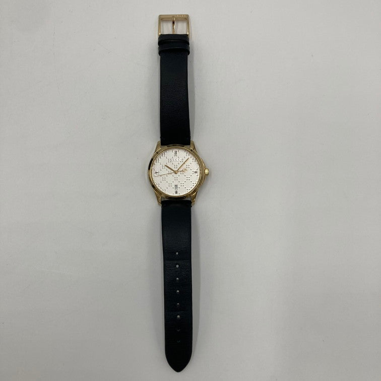 【中古品】GUCCI グッチ Gタイムレス YA1264027 G-TIMELESS 腕時計 アナログ時計 197-250129-OR-01-iwa カラー：シルバー/ゴールド/ブラック系 万代Net店