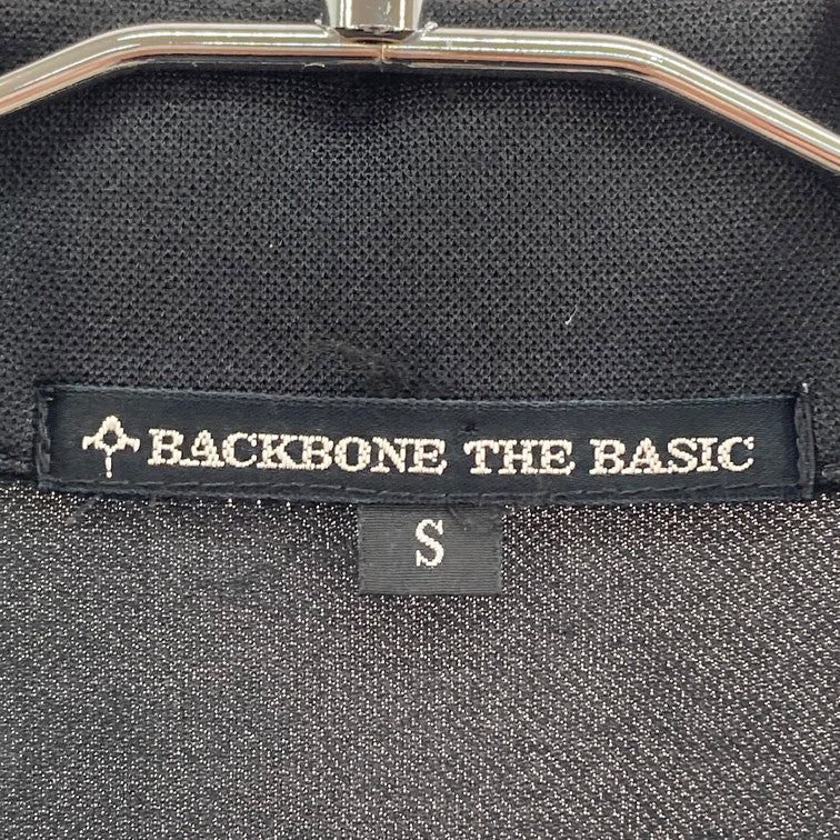 【現状渡し品】【メンズ】 BACKBONE THE BASIC バックボーンザベイシック L/S ジャージトップス 145-260221-WA-07-iwa サイズ：S カラー：ブラック 万代Net店
