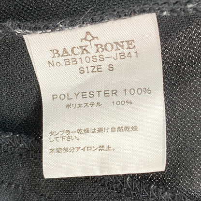 【現状渡し品】【メンズ】 BACKBONE THE BASIC バックボーンザベイシック L/S ジャージトップス 145-260221-WA-07-iwa サイズ：S カラー：ブラック 万代Net店