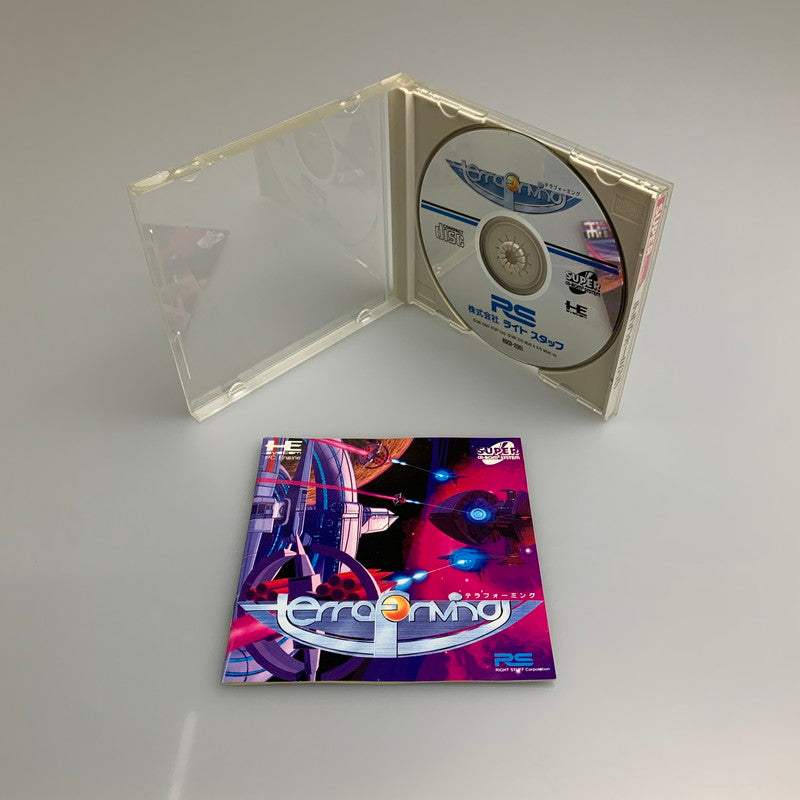 【現状渡し品】 PCエンジン テラフォーミング ライトスタッフ 横スクロールシューティングゲーム レトロゲーム CERO:記載なし 023-260405-AS-7-min 万代Net店