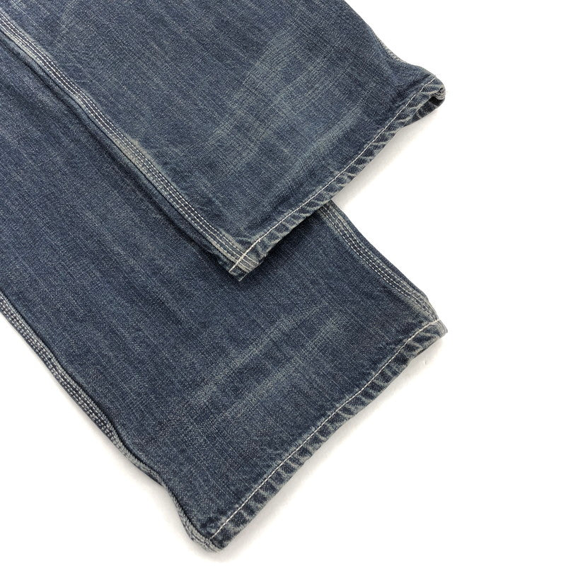 【現状渡し品】【メンズ】 VANSON バンソン DENIM PANTS sp-b-8A デニムパンツ スタッズ ウイング スカル Gパン ジーンズ ボトムス アメカジ系 156-250207-rs-03-fur サイズ：36 カラー：インディゴ 万代Net店