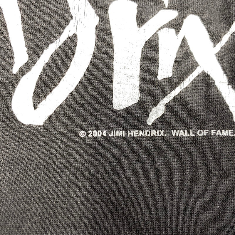 【中古品】【メンズ】 JIMI HENDRIX ジミ ヘンドリックス WALL OF FAME c2004 PURPLE HAZE SS TEE ウォール オブ フェイム パープルヘイズ ショートスリーブ Tシャツ トップス 146-261030-kh-16-izu カラー：ブラック 万代Net店