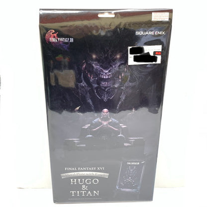 【中古美品】 ファイナルファンタジーXVI イーゼル付きメタルプレート フーゴ＆タイタン FF16 052-260817-mo-02-fur 万代Net店