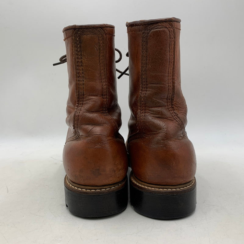 【現状渡し品】【メンズ】 RED WING レッドウィング 白四角犬タグ 生産国表記なし 60-70S IRISH SETTER アイリッシュ セッター ブーツ 靴 164-251210-cs-04-izu サイズ：11 1/2 カラー：ブラウン 万代Net店