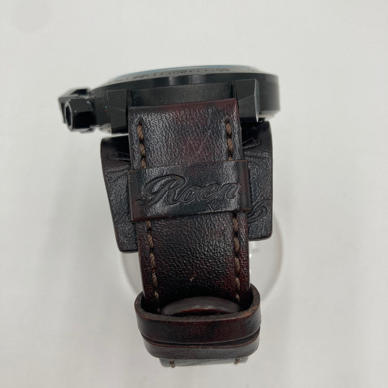 【中古品】【メンズ】 Angel Clover エンジェルクローバー Roen コラボモデル TC48ROYZ 革ベルト 腕時計 アナログ時計 197-251219-SY-03-iwa カラー：ブラック/レッド系 万代Net店