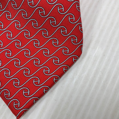 【中古品】【メンズ】 SILK NECKTIE シルク ネクタイ 183-260311-cs-09-izu カラー：レッド 万代Net店