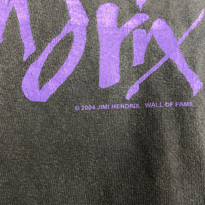 【中古品】【メンズ】 JIMI HENDRIX ジミ ヘンドリックス WALL OF FAME c2004 PURPLE HAZE SS TEE ウォール オブ フェイム パープルヘイズ ショートスリーブ Tシャツ トップス 146-261030-kh-16-izu カラー：ブラック 万代Net店