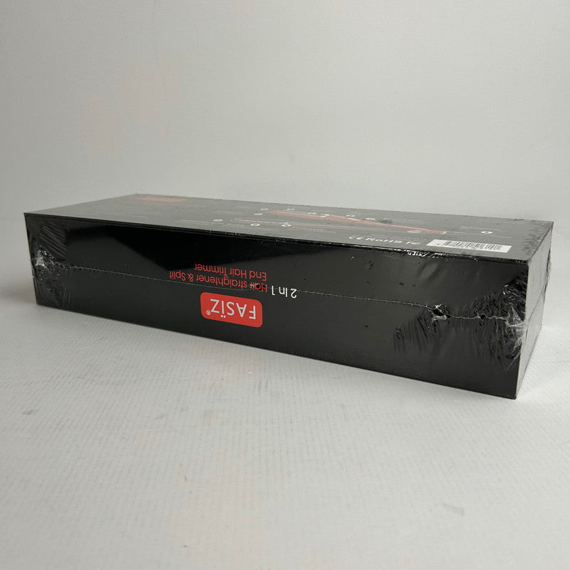 【中古美品】 FASIZ ヘアアイロン ストレート・枝毛切り両用 枝毛除去 切れ毛 枝毛カッター 枝毛カット ストレートヘアアイロン 150~230℃温度調整 レッド 101-240413-st-4-fuz 万代Net店