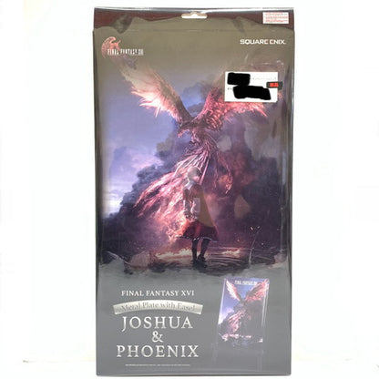 【中古美品】 ファイナルファンタジーXVI イーゼル付きメタルプレート ジョシュア＆フェニックス FF16 052-260817-mo-04-fur 万代Net店