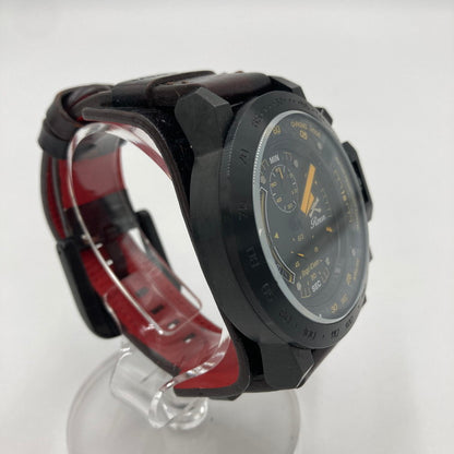 【中古品】【メンズ】 Angel Clover エンジェルクローバー Roen コラボモデル TC48ROYZ 革ベルト 腕時計 アナログ時計 197-251219-SY-03-iwa カラー：ブラック/レッド系 万代Net店