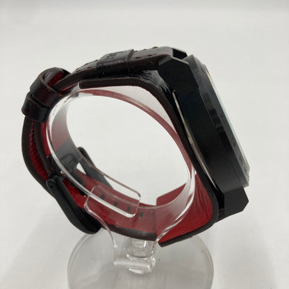 【中古品】【メンズ】 Angel Clover エンジェルクローバー Roen コラボモデル TC48ROYZ 革ベルト 腕時計 アナログ時計 197-251219-SY-03-iwa カラー：ブラック/レッド系 万代Net店