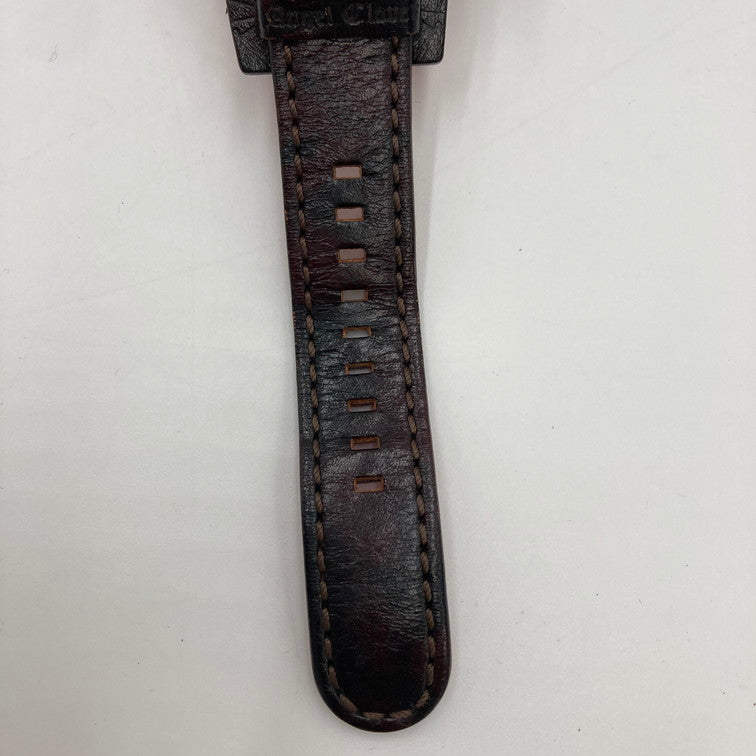 【中古品】【メンズ】 Angel Clover エンジェルクローバー Roen コラボモデル TC48ROYZ 革ベルト 腕時計 アナログ時計 197-251219-SY-03-iwa カラー：ブラック/レッド系 万代Net店