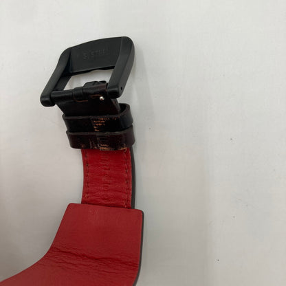 【中古品】【メンズ】 Angel Clover エンジェルクローバー Roen コラボモデル TC48ROYZ 革ベルト 腕時計 アナログ時計 197-251219-SY-03-iwa カラー：ブラック/レッド系 万代Net店