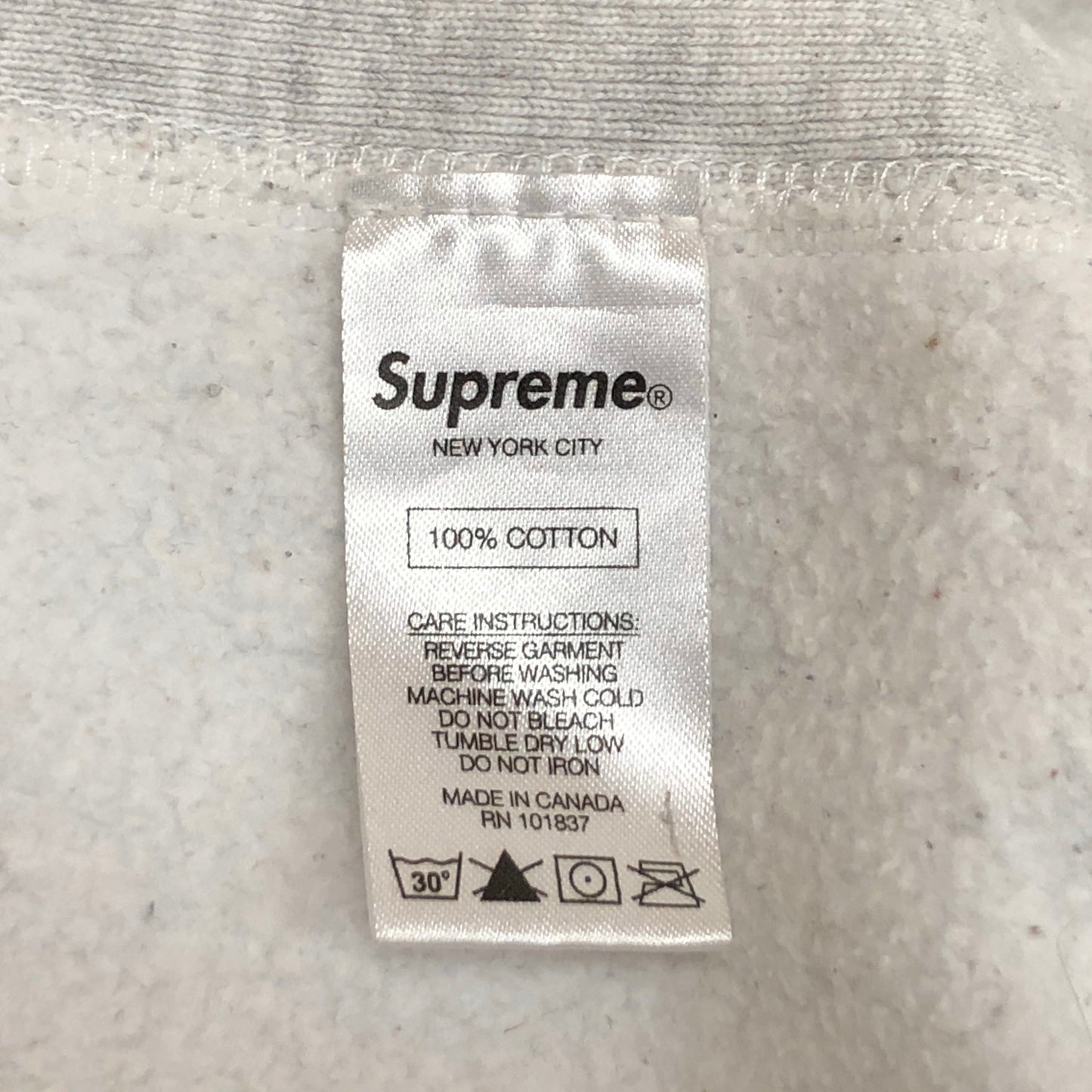 【現状渡し品】【メンズ】 SUPREME シュプリーム S LOGO HOODED フーディ パーカー 長袖 トップス 149-260526-rs-02-fur サイズ：L カラー：グレー 万代Net店