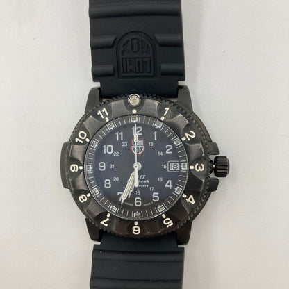 【中古品】【メンズ】 LUMINOX ルミノックス F-117 NIGHTHAWK 3400-200 ナイトホーク クォーツ 腕時計 197-251219-SY-04-iwa カラー：ブラック 万代Net店
