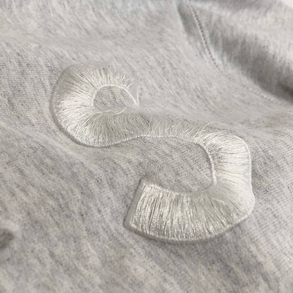 【現状渡し品】【メンズ】 SUPREME シュプリーム S LOGO HOODED フーディ パーカー 長袖 トップス 149-260526-rs-02-fur サイズ：L カラー：グレー 万代Net店