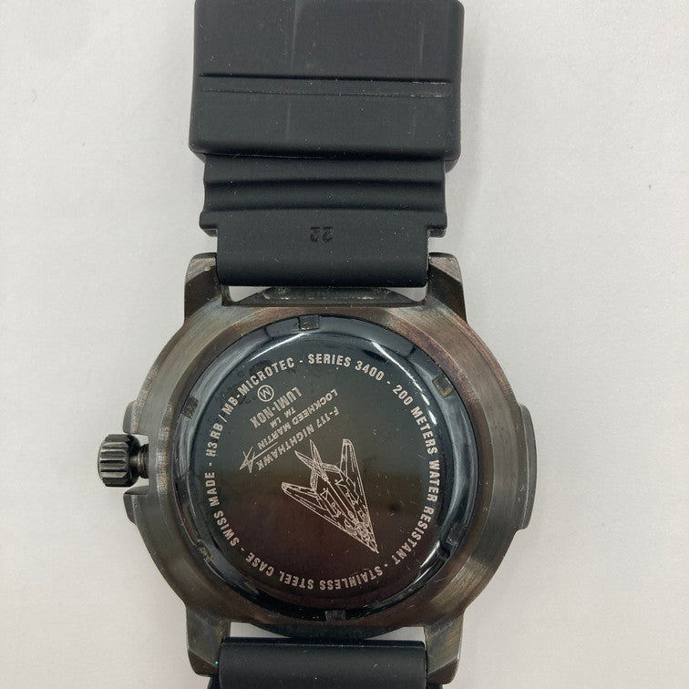 中古品】【メンズ】 LUMINOX ルミノックス F-117 NIGHTHAWK 3400-200