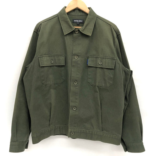 【現状渡し品】【メンズ】 KNOW WAVE ノウウェイブ Engineer Jacket 2018FW0815050 エンジニアジャケット シャツ ジャケット アウター ストリート系 142-250207-rs-06-fur サイズ：L カラー：グリーン 万代Net店