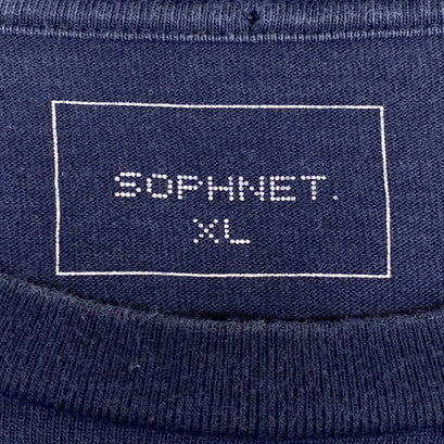 【現状渡し品】【メンズ】 SOPHNET. ソフネット L/S Tee ロンT 長袖 Tシャツ トップス 142-260331-ea-01-fur サイズ：XL カラー：ネイビー 万代Net店