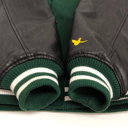 【中古品】【メンズ】 MARK GONZALES マークゴンザレス STADIUM JACKET 2H5-62926 スタジアムジャケット アウター 142-260526-rs-03-fur サイズ：L カラー：グリーン/ブラック 万代Net店